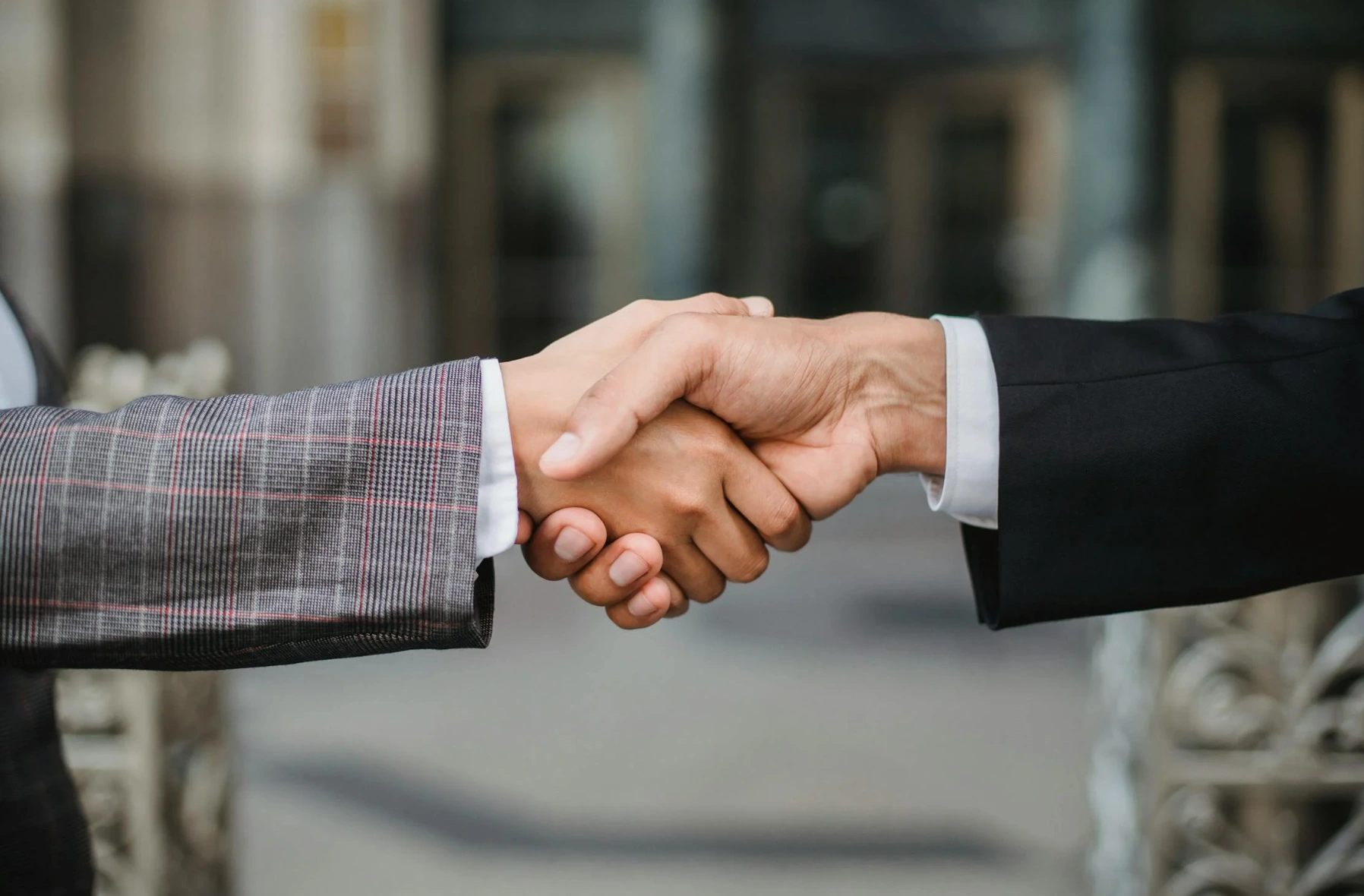 Business handshake