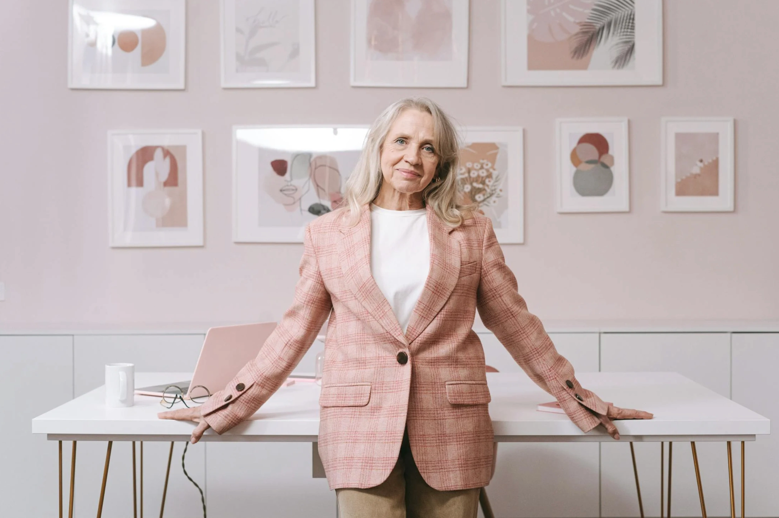 women in branding office