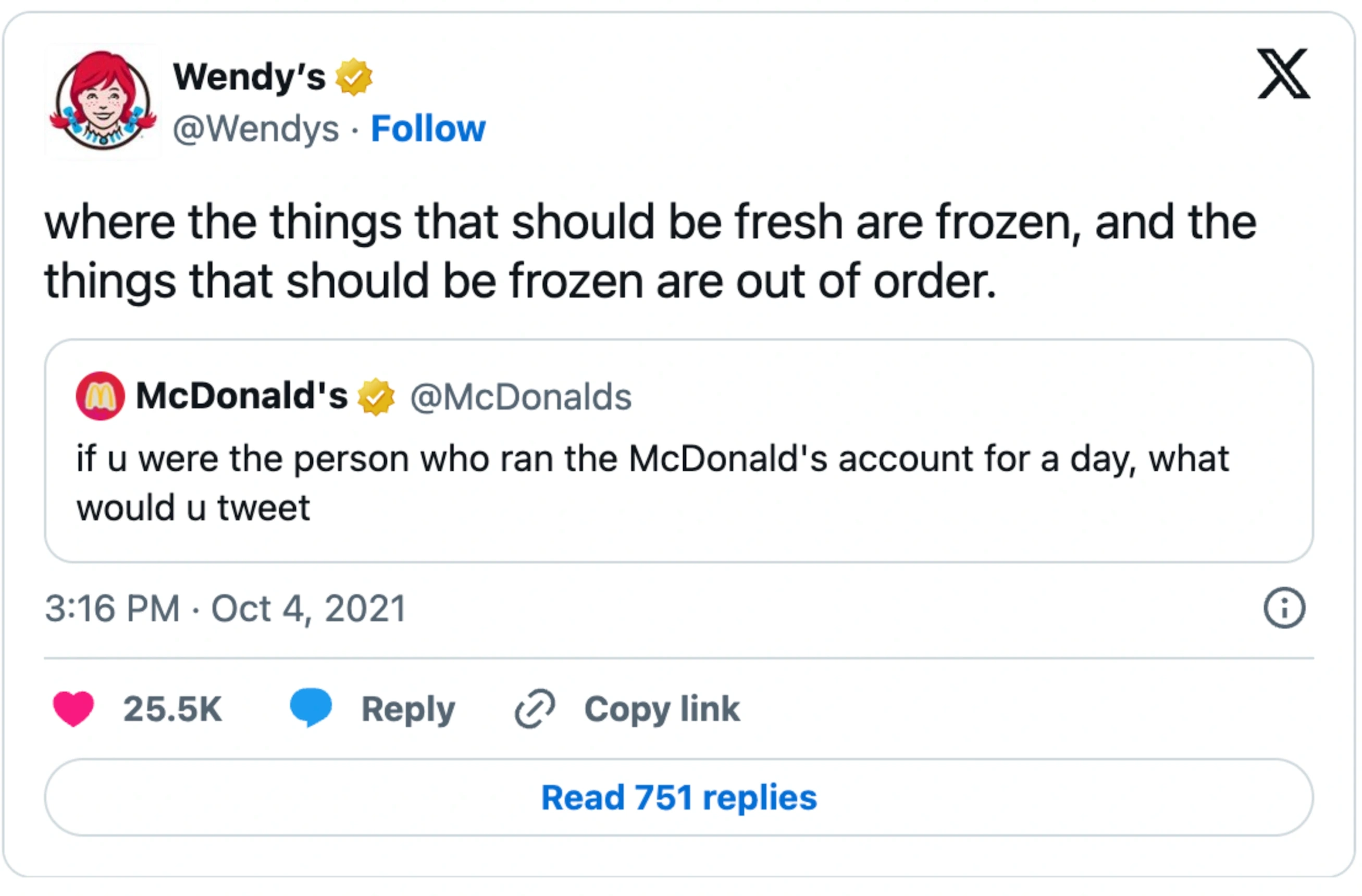 Wendy's funny tweets
