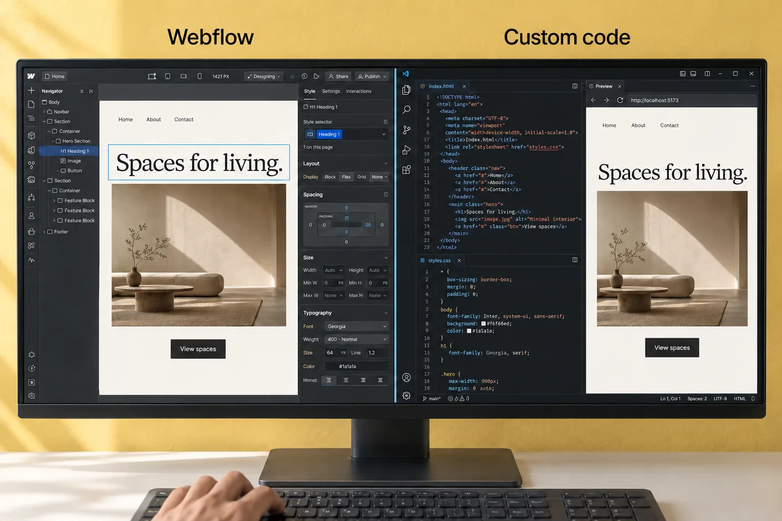Webflow vs Custom Code: When a Visual Builder Beats Hand-Coded Sites