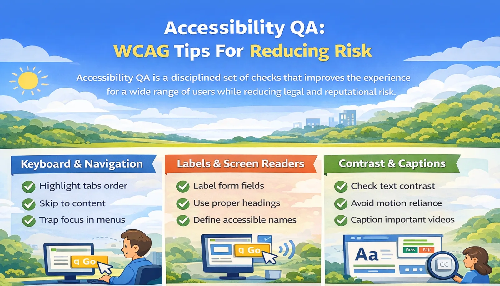 Accessibility QA tips