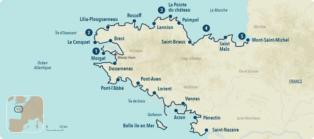 GR34 sentier des douaniers Bretagne