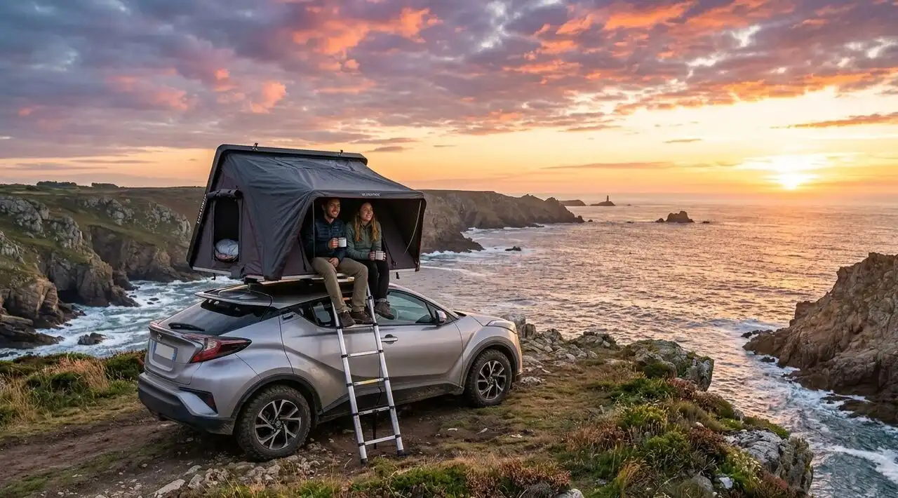 Tente de toit iKamper Skycamp en Bretagne - Trezia