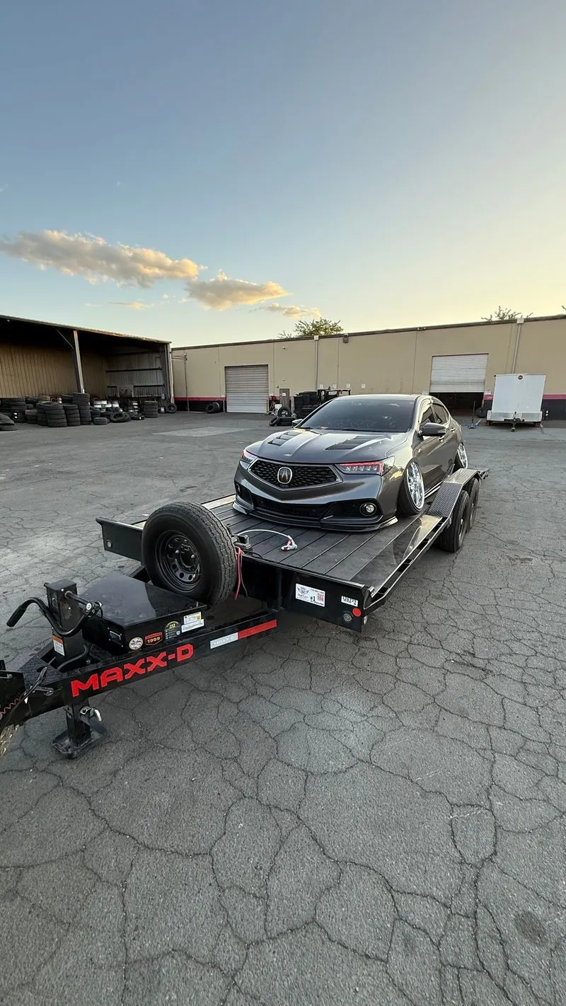 OTG 20' drive-over fender car hauler