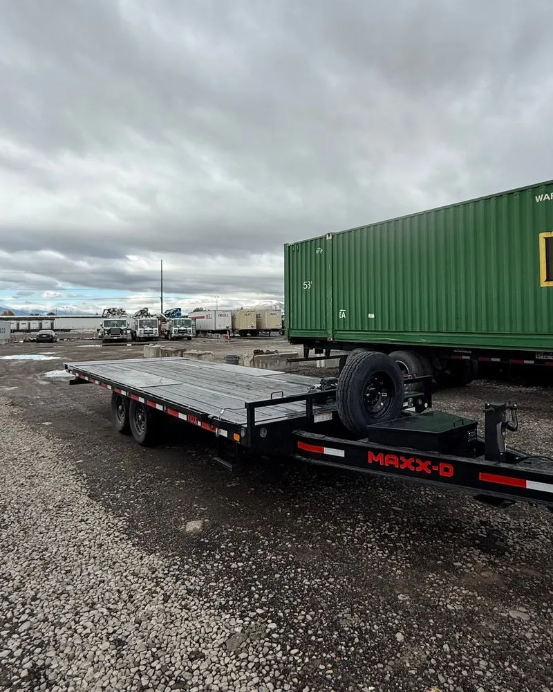 OTG 22' deckover tilt equipment trailer