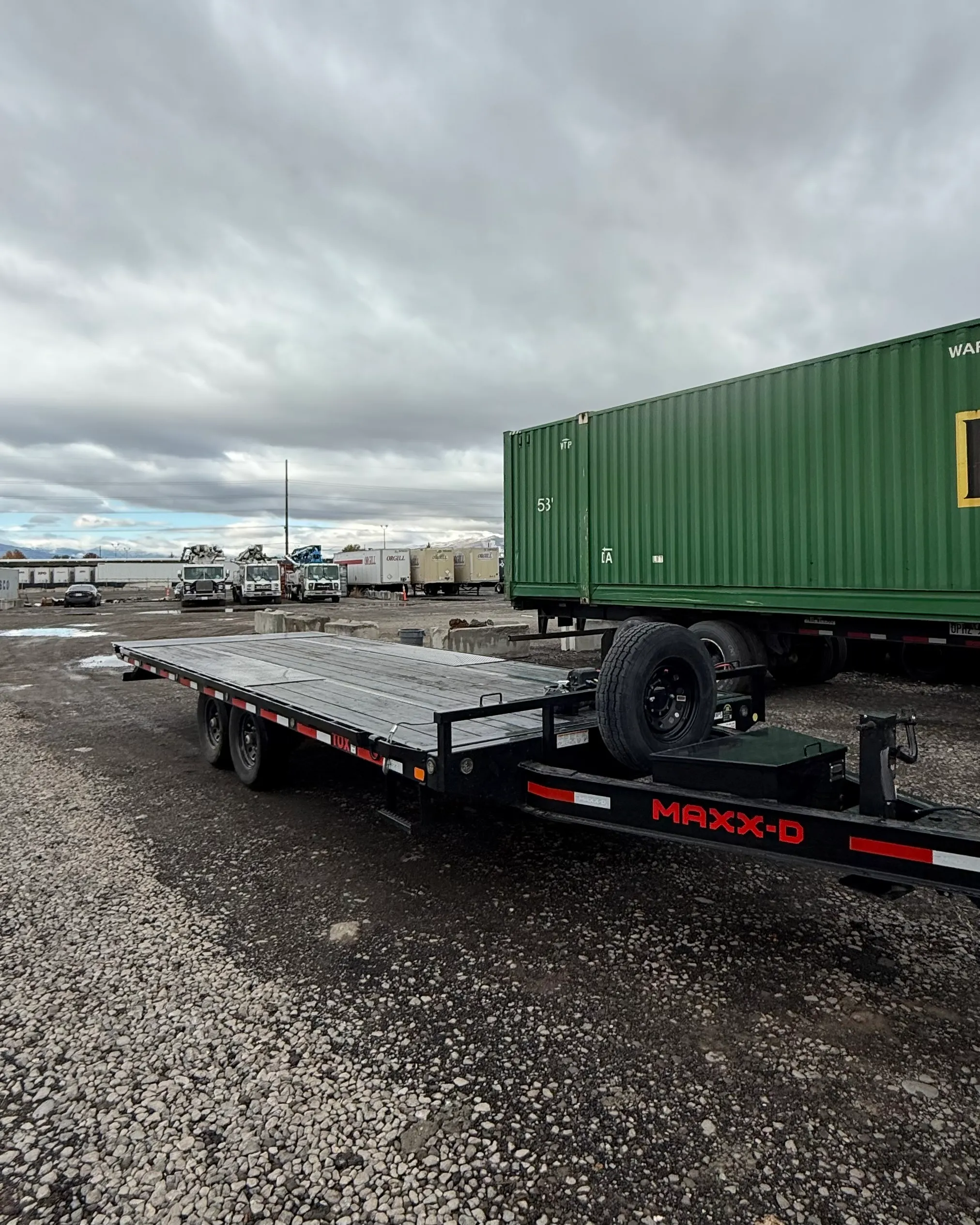 OTG 22' Deckover Tilt trailer