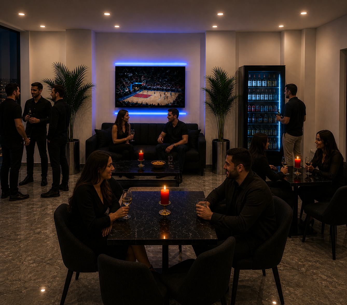 A night club image