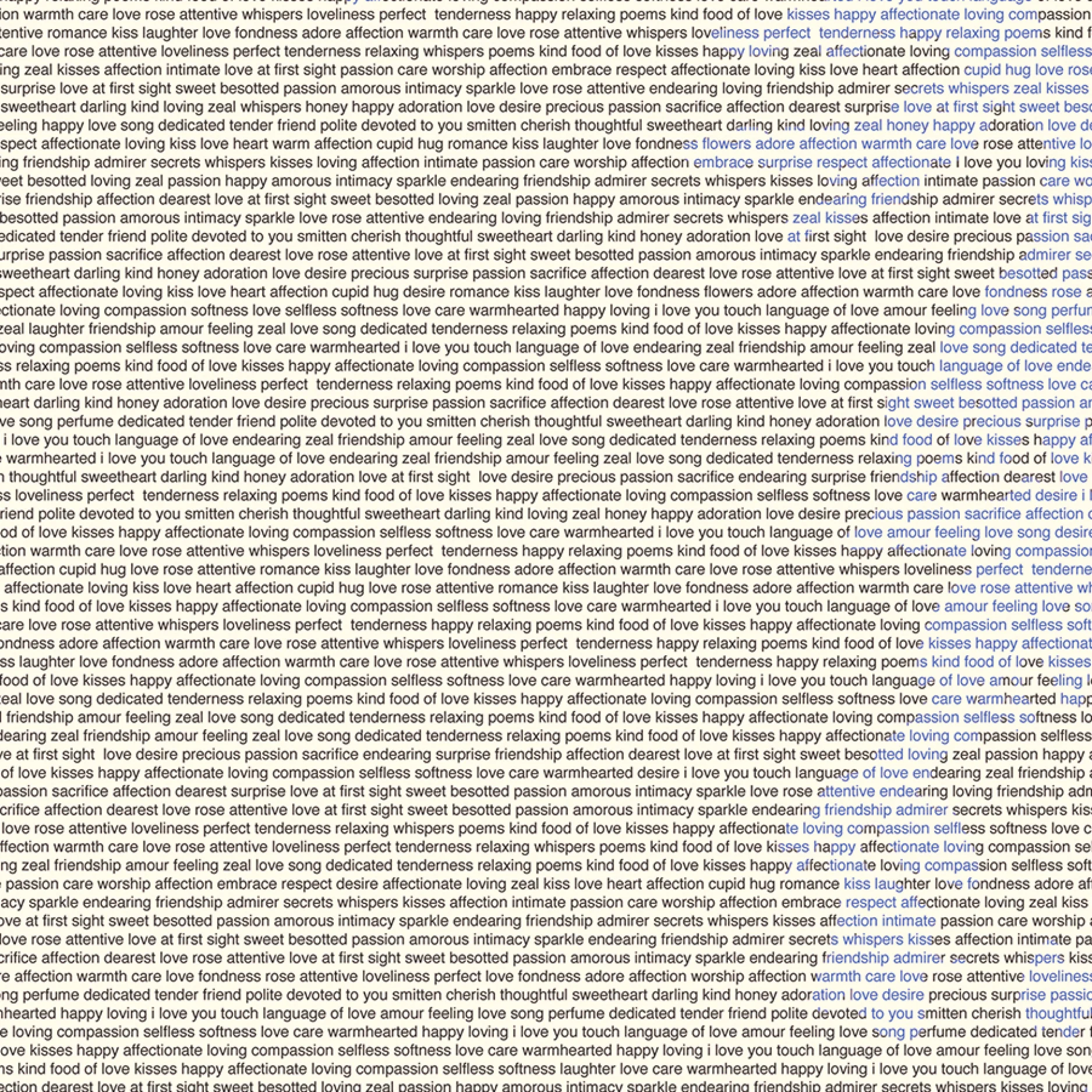 Words Landscape