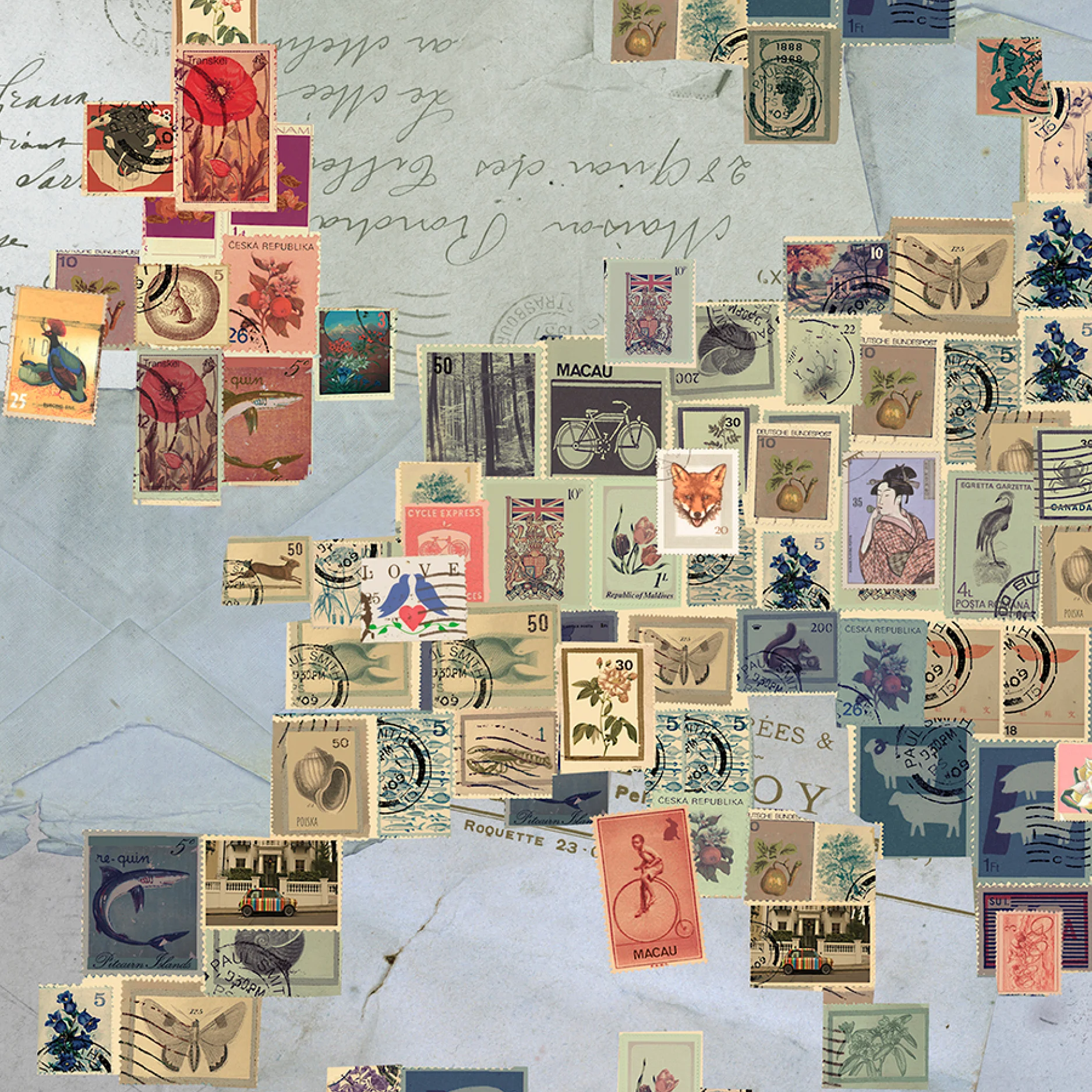 Stamp World Map
