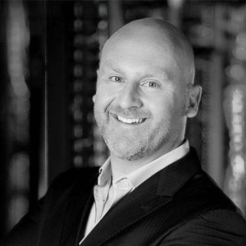 Black & White Portrait of Brit Marley, Vice President of Sales of Aetheris