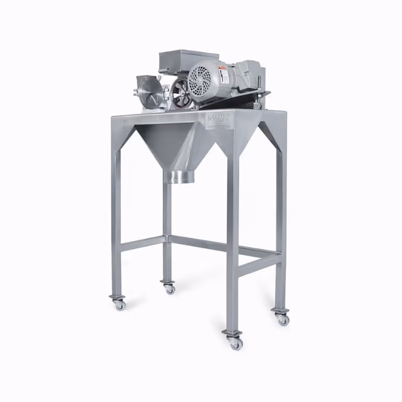 Molino pulverizador industrial fabricado en acero inoxidable para molienda extra fina con motor