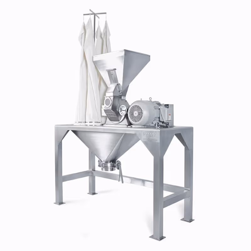 Molino pulverizador industrial de acero inoxidable para molienda extra fina con motor