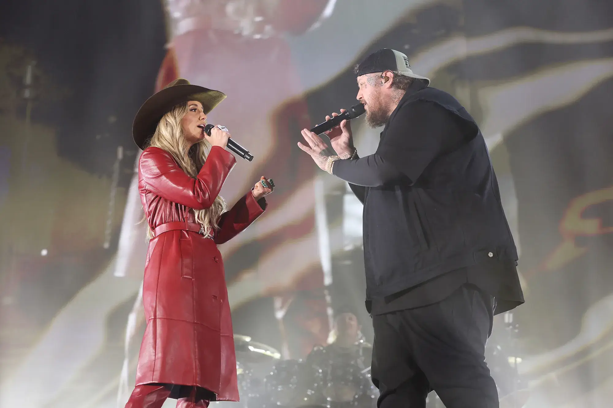 Pasadena, California - February 01: Jelly Roll Performs Onstage During Jelly Roll & Friends: A Concert For All First Responders At Rose Bowl Stadium On February 01, 2025 In Pasadena, California. (Photo By Amy Sussman/Getty Images For Jelly Roll)