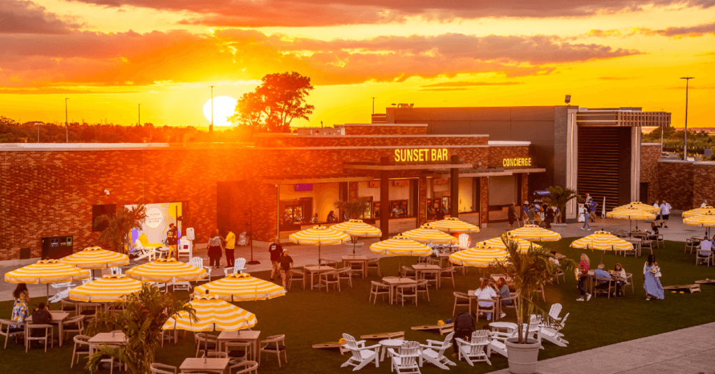 Fans will enjoy checking out the amenities on the plaza before, during and after the show.