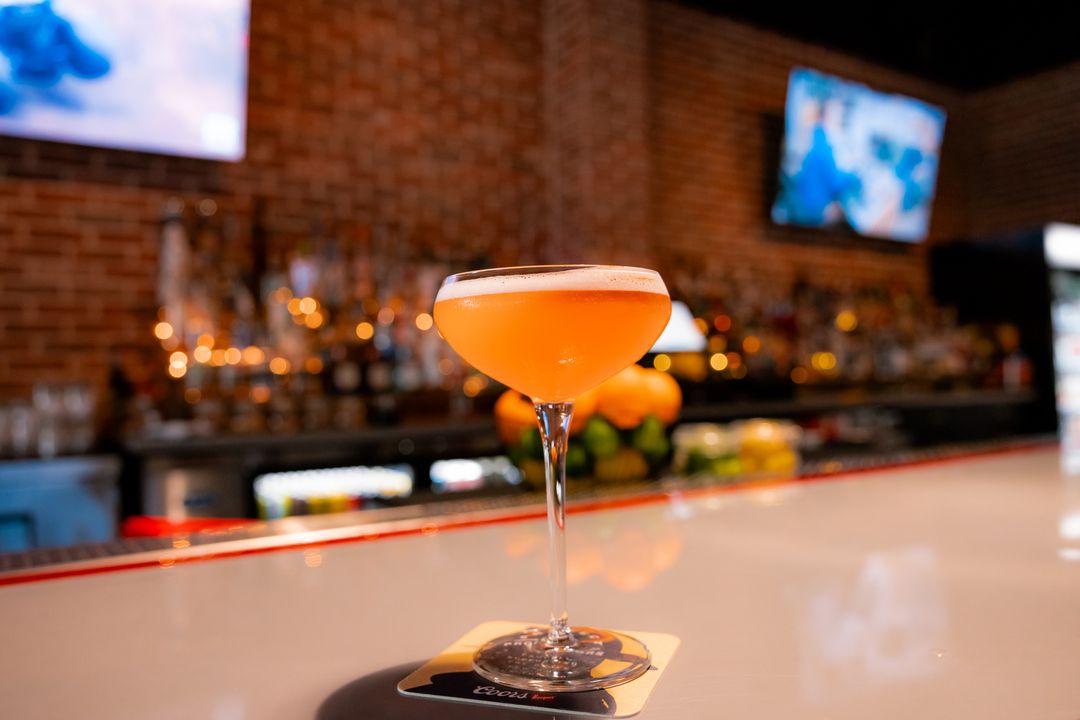 Cocktail served at an Apex Racing Lab event