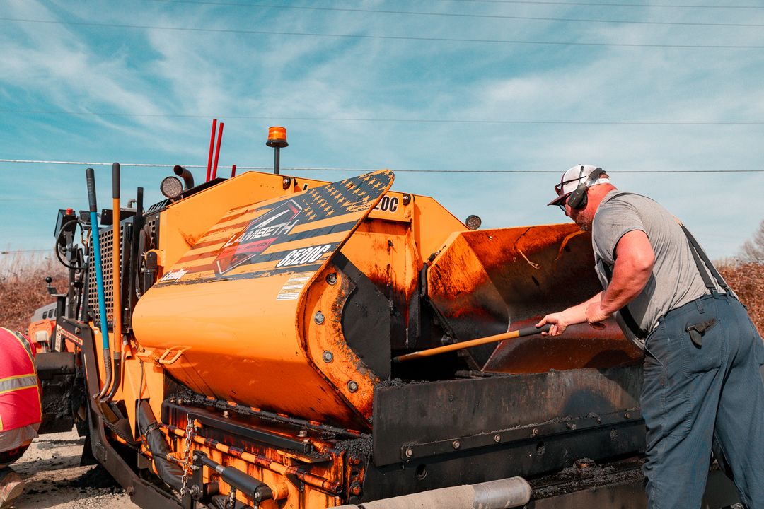 machine.jpg Lambeth Asphalt Services paving machine in operation