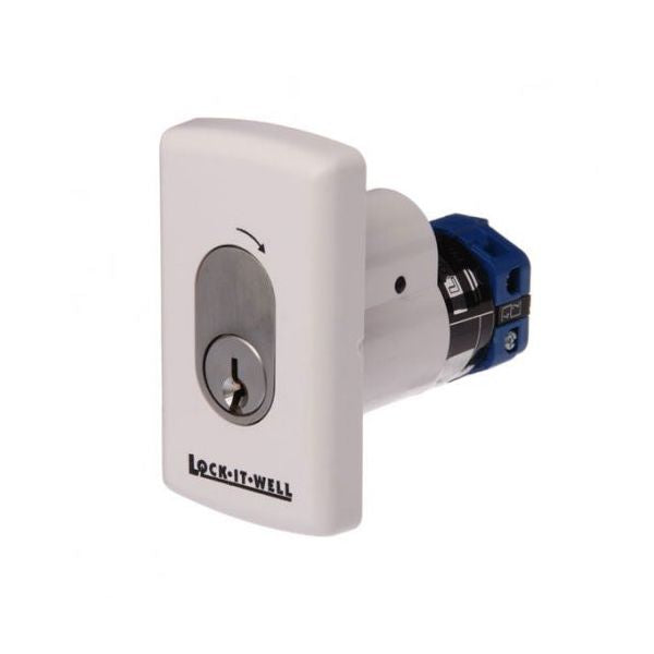 Lock-It-Well Spring Return Key Switch