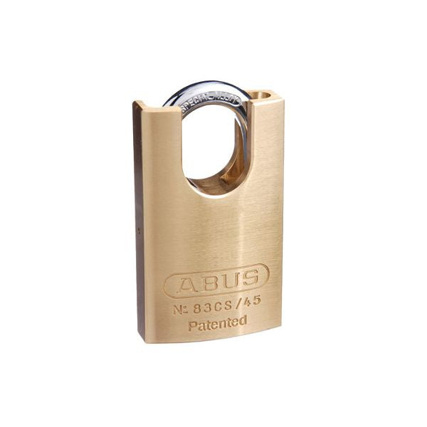 Abus 83/45 Closed Shackle Brass Padlock