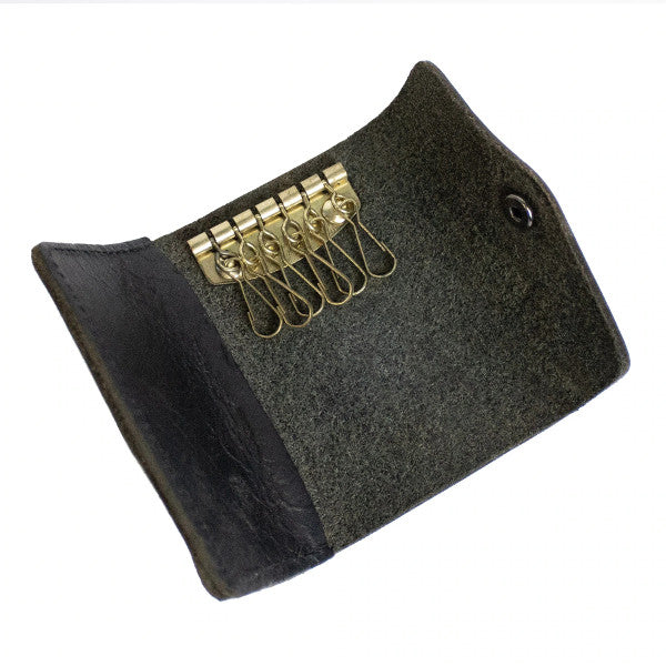 Lucky Line Leather Key Case – product view