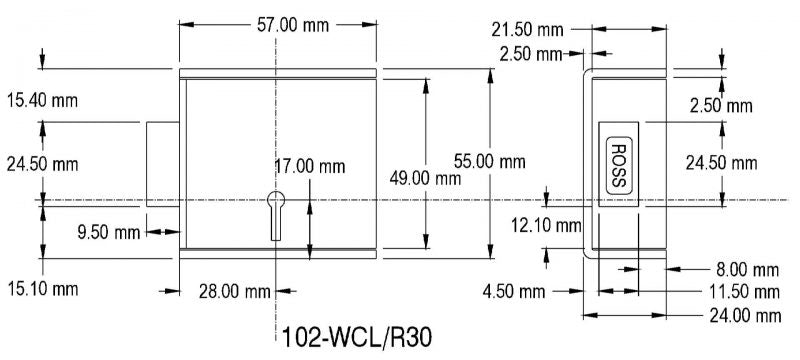 Ross 102 Safe Lock – product view