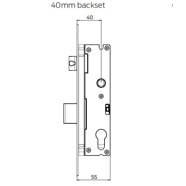 Schlage Virtus 2 Point Lockset – product view