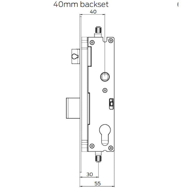 Schlage Virtus 4 Point Lockset – product view