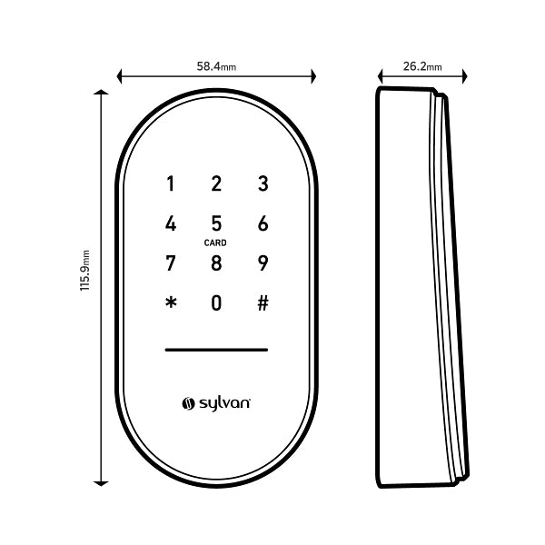 Sylvan Smart Keypad / Reader – product view