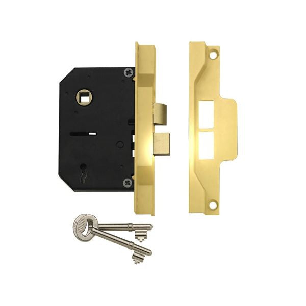 Union 2 Lever Rebated Mortice Lock – product view