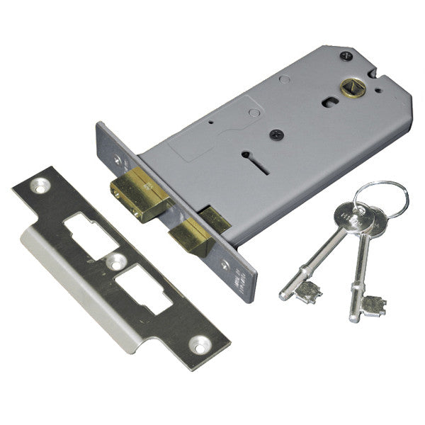 Union 3 Lever Horizontal Mortice Lock – product view
