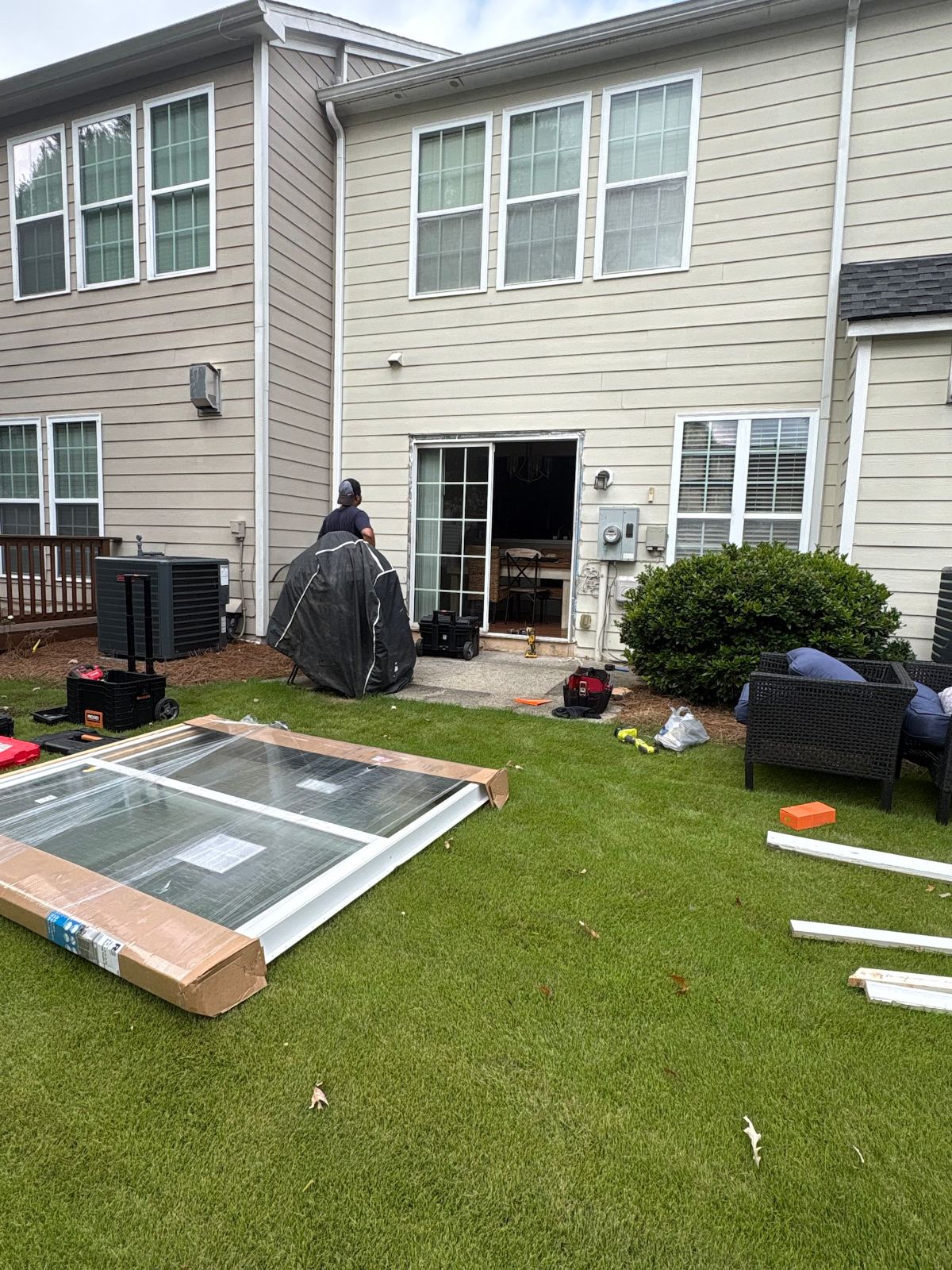 Exterior door replacement project