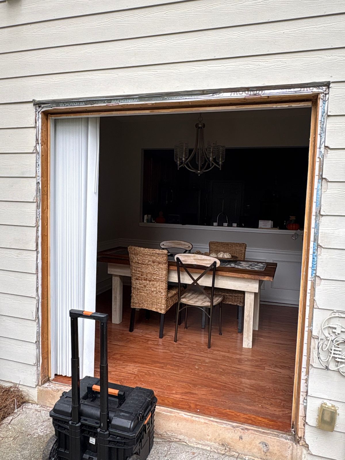 Exterior door replacement project