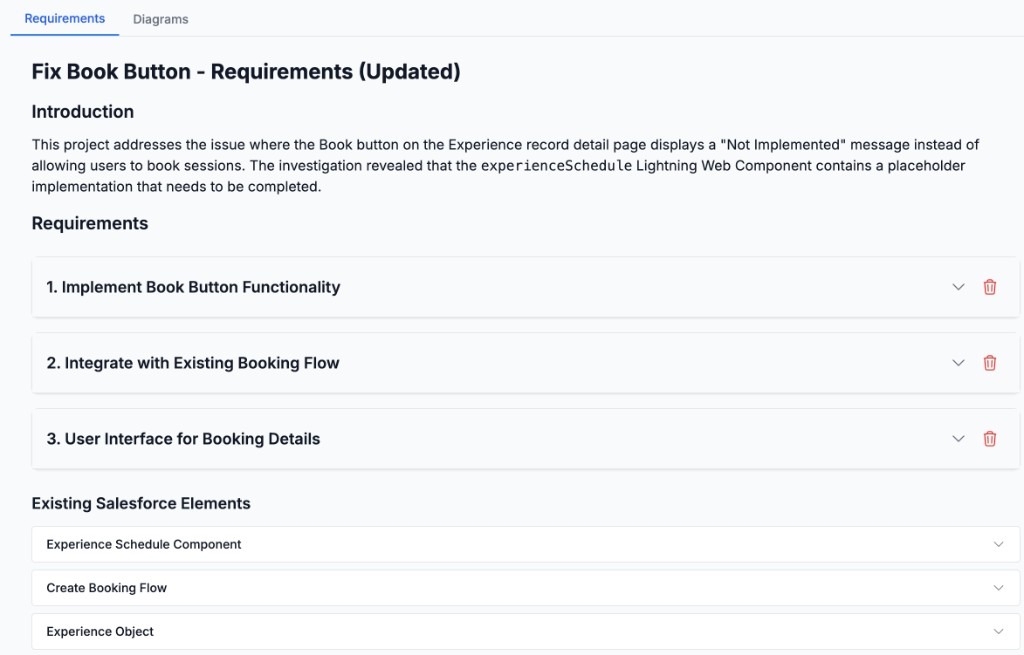 Fix Book Button - Requirements (Updated)