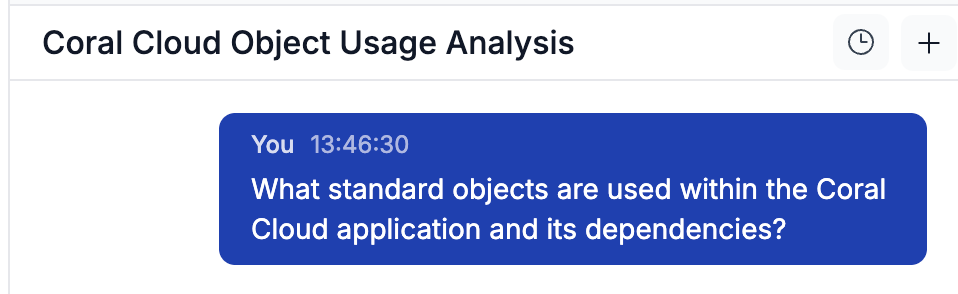 Coral Cloud Object Usage Analysis - question about standard objects
