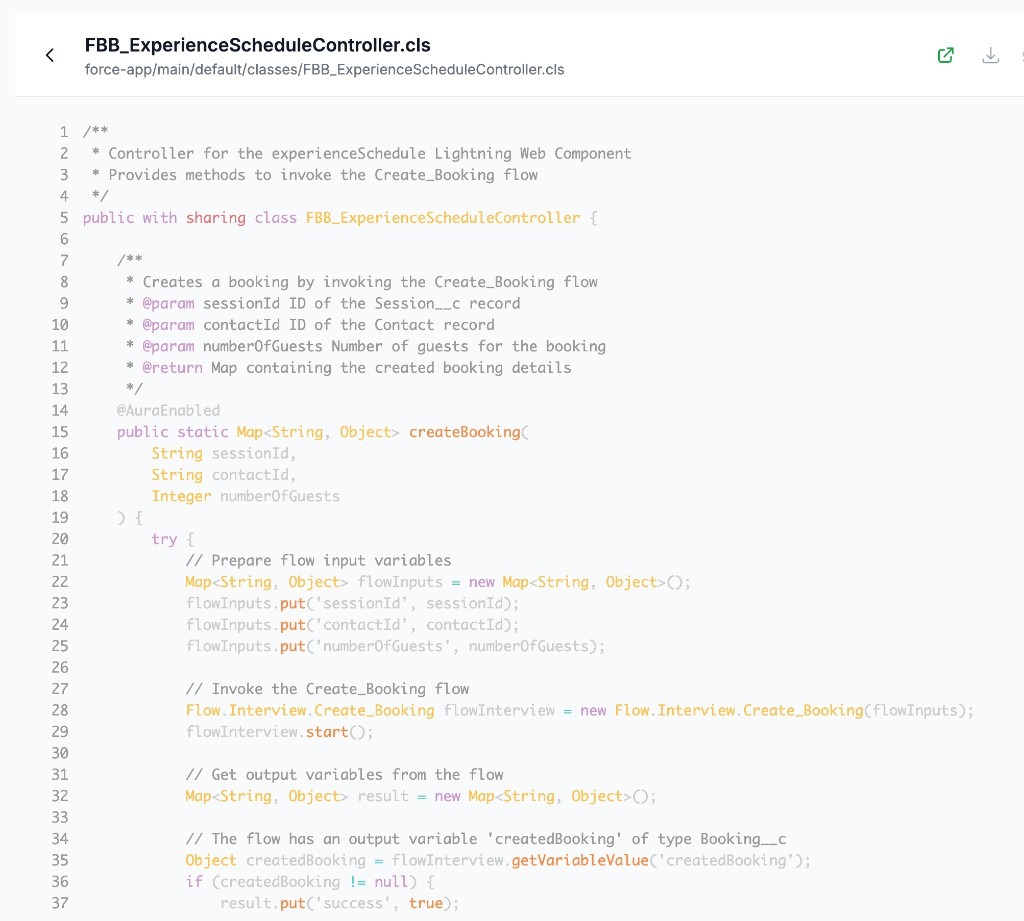 FBB_ExperienceScheduleController.cls