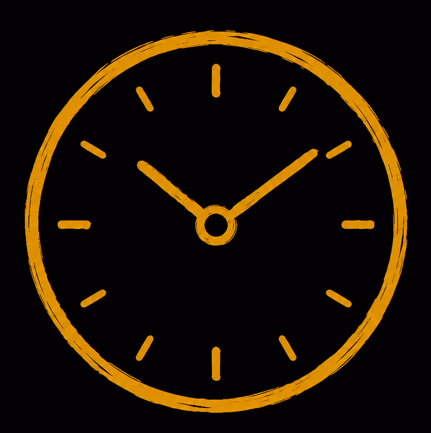 Une horloge