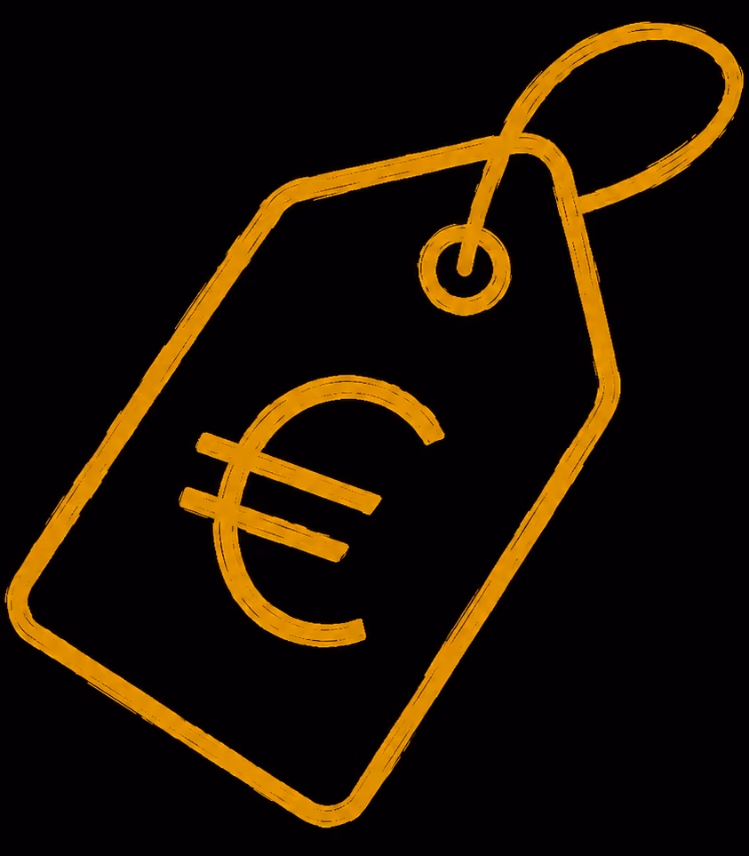 Un coupon avec un sigle Euro