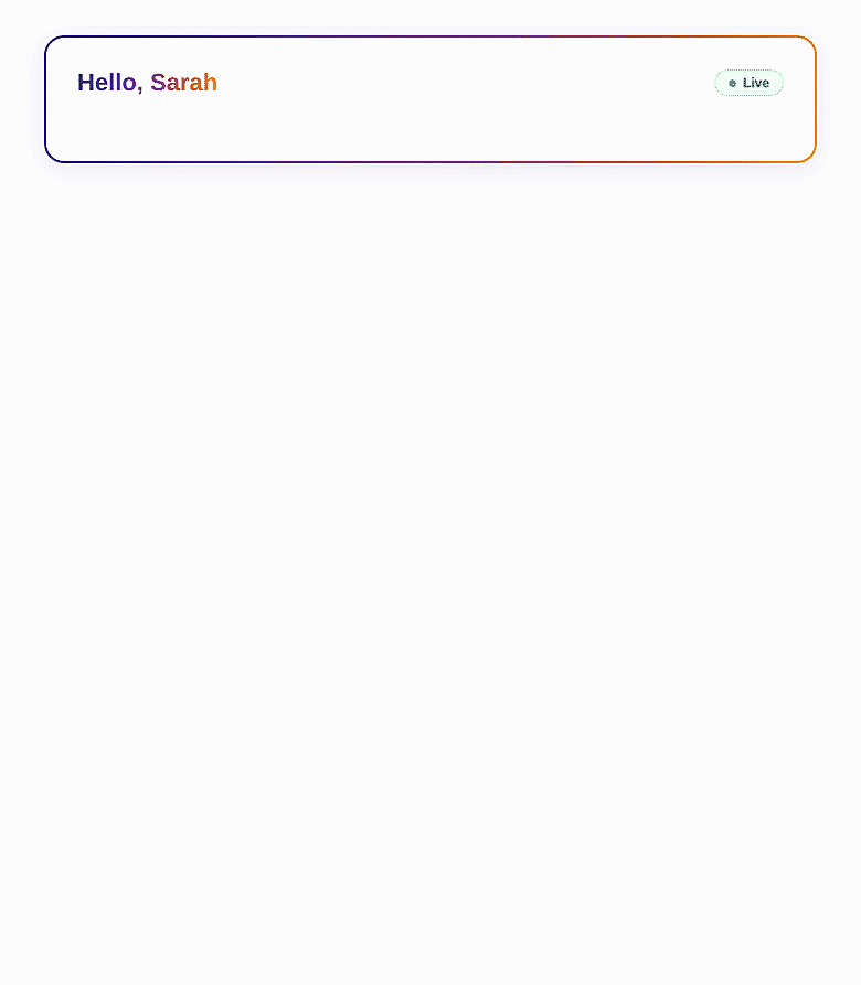 A dashboard being populated for Sarah, with stats showing supplier risk, spend concentration and avg cost change per unit. Also includes insights from data and graphs for monthly rejection rate and Supplier Breach Count.