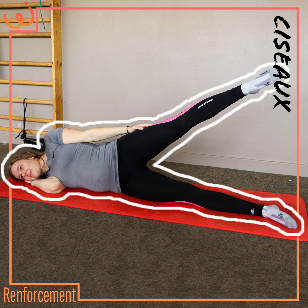 Exercice des ciseaux pendant la grossesse