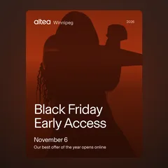 Black Friday Early Access at Altea Winnipeg, November 6