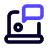 Laptop with onboarding checklist icon