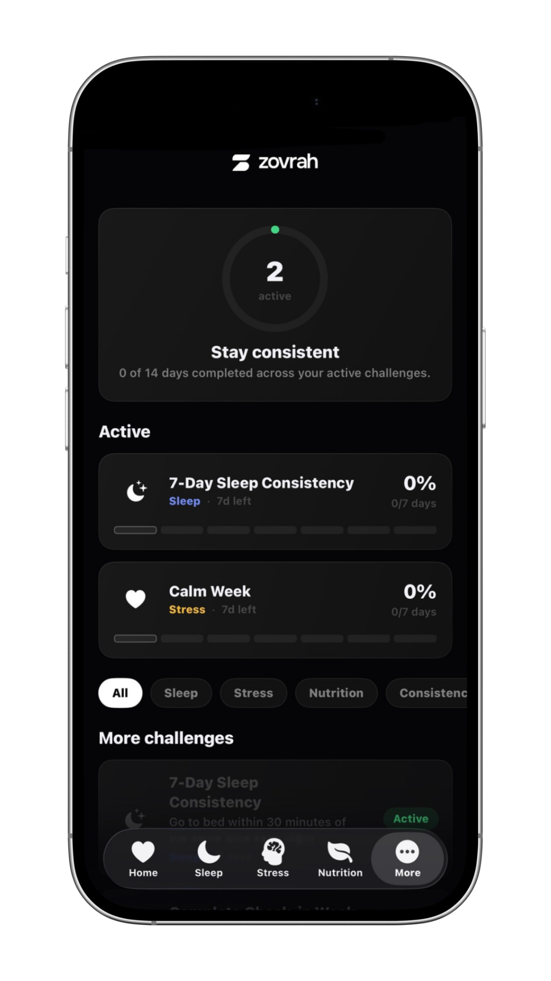 Smartphone displaying a journal app with daily prompts for reflection on November 24, including questions about wins, challenges, and gratitude.