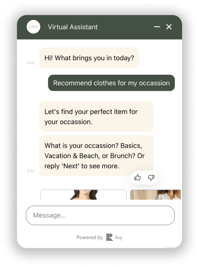 rep customer experience assistant