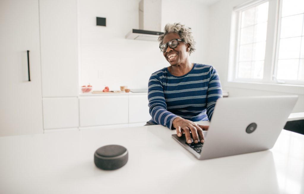 grandmother-part-of-brand-community-on-smart-assistant