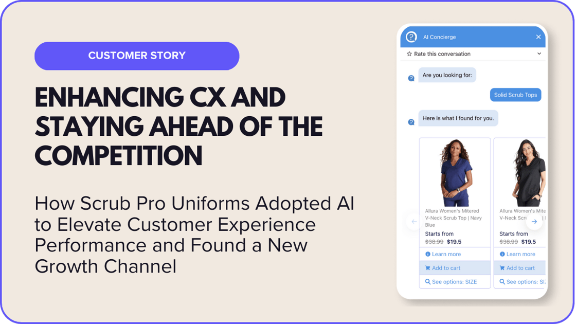Armed with actionable insights and unparalleled support, Scrub Pro Uniforms not only stayed ahead—they surged past the competition with Rep AI.