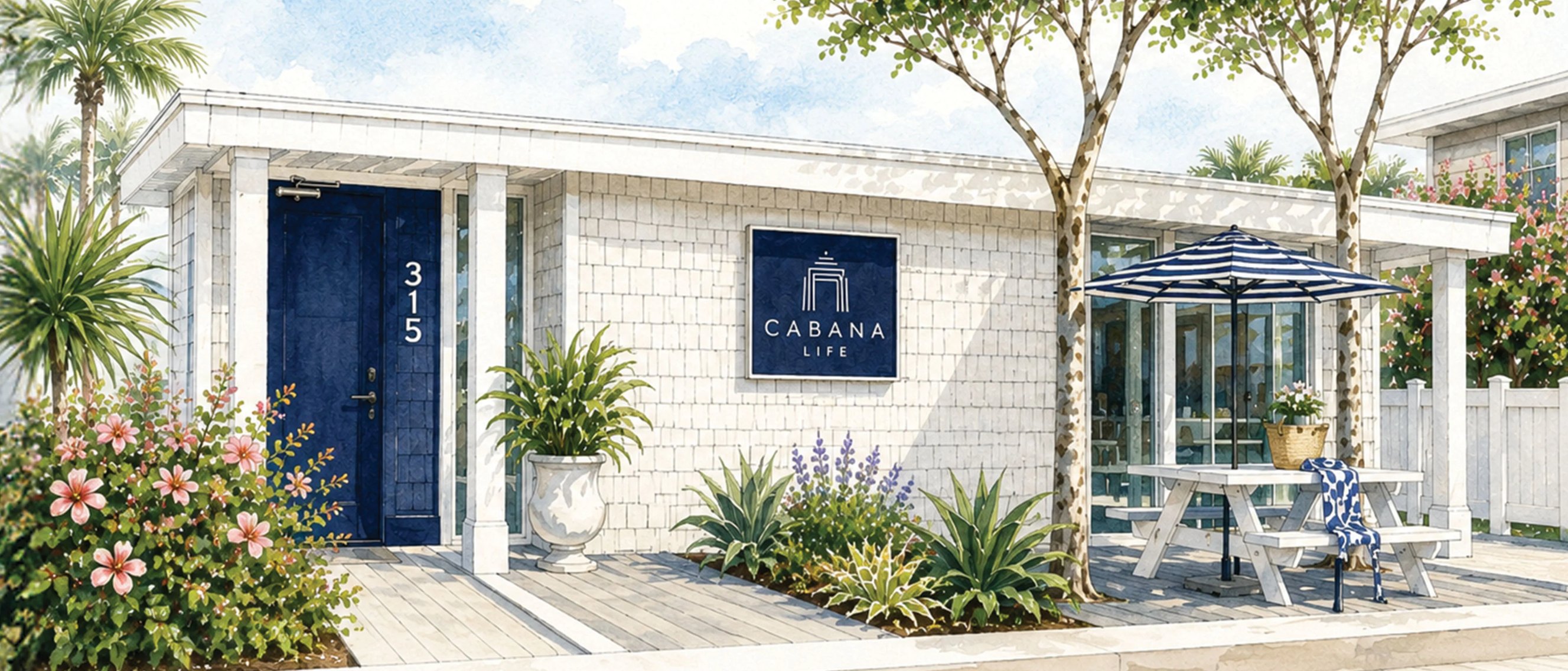 Cabana Life boutique storefront in Jacksonville Beach