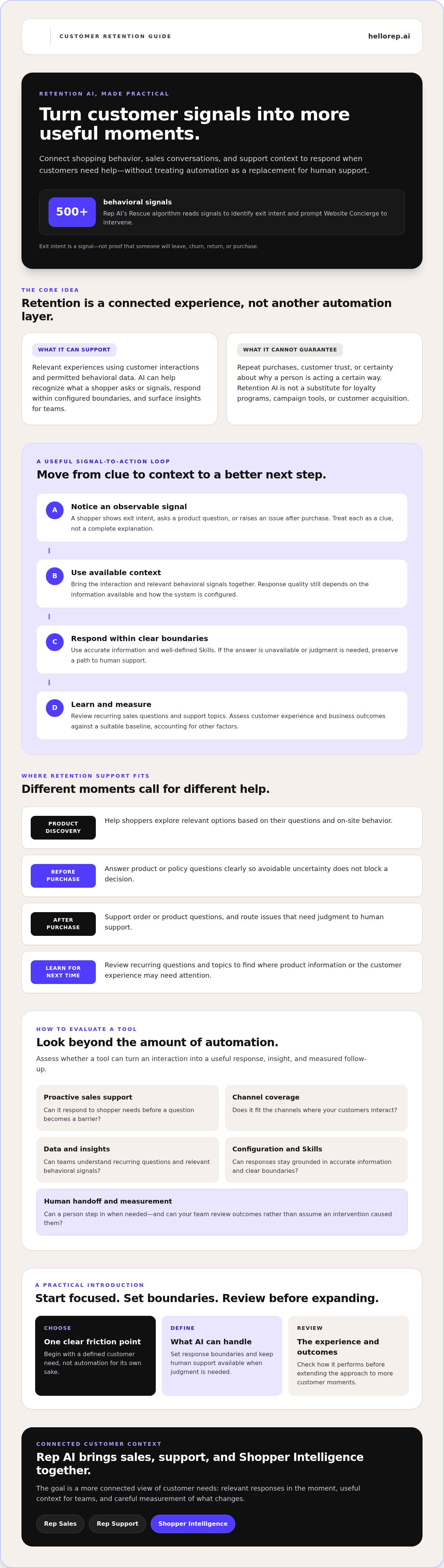 Advanced AI for customer retention