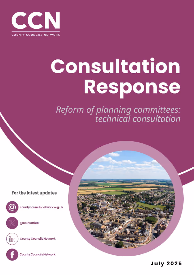 Reform of planning committees: consultation response