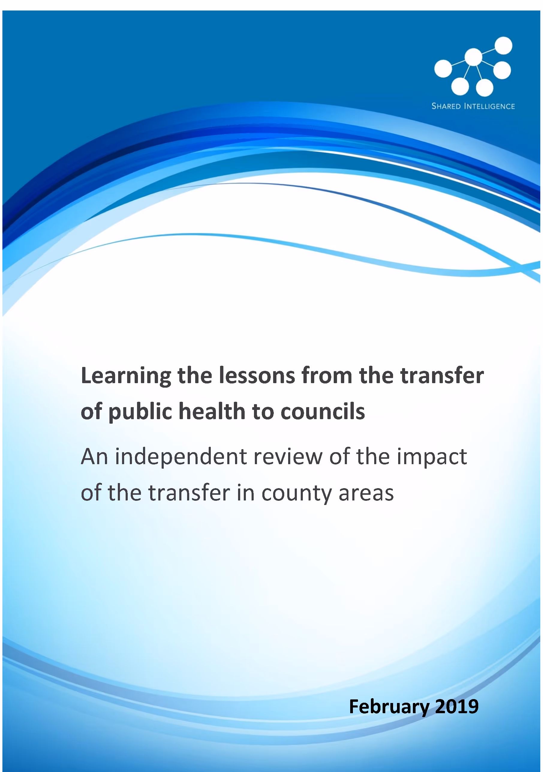 Shared Intelligence: Learning the lessons from the transfer of public health