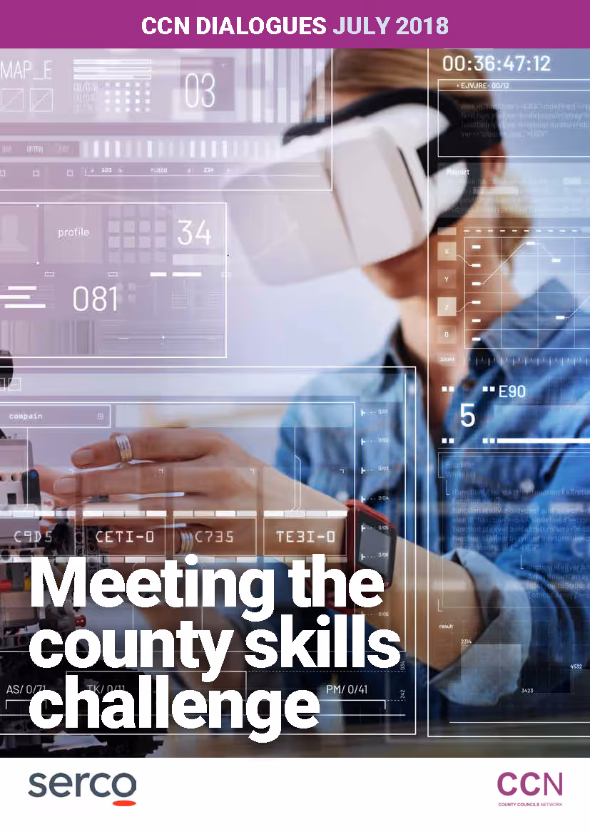CCN Dialogues: Serco - Meeting the County Skills Challenge