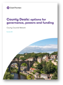 County Deals guide cover showing landscape with river and historic buildings.